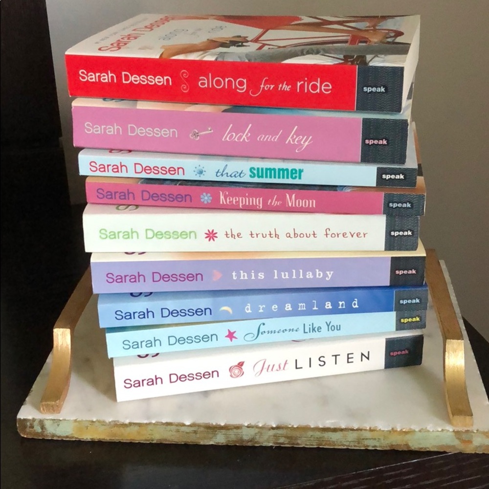 Set of 9 Sarah Dessen Books